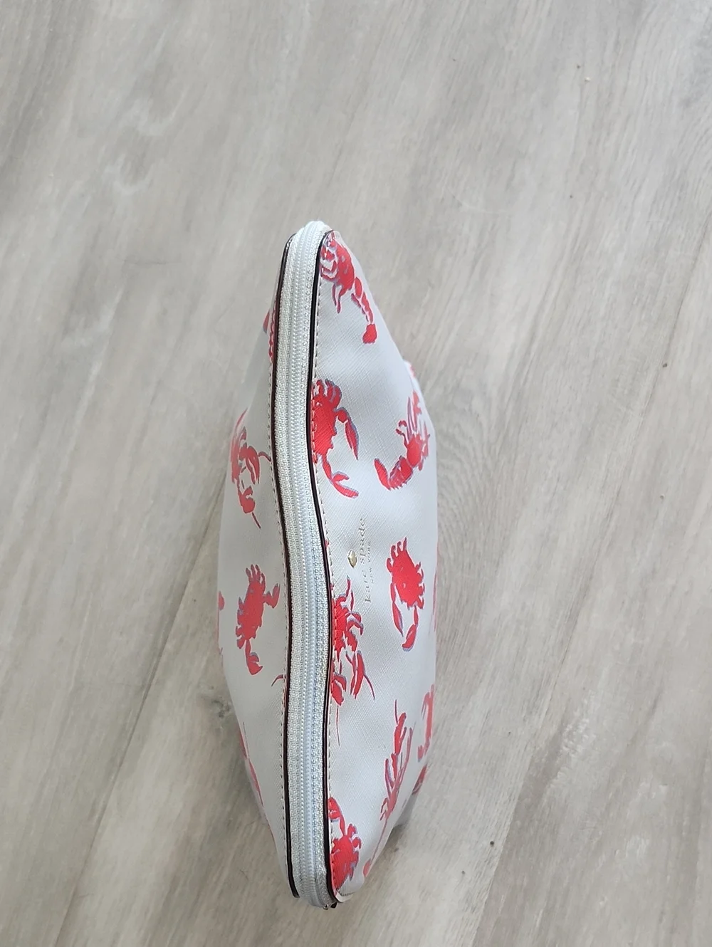 Kate Spade Shore Thing Briley Lobster cosmetic pouch